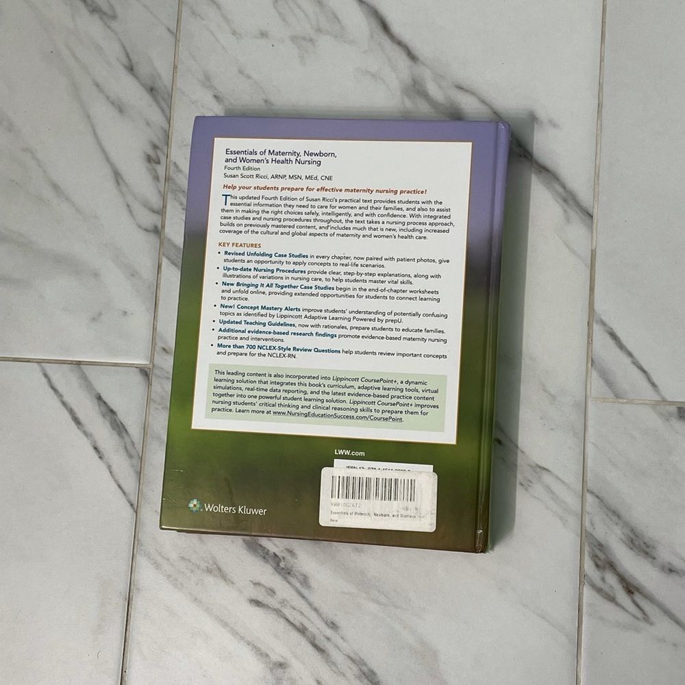 Essentials of Maternity, Newborn, & Women’s Health Nursing 4th Edition S. Ricci - Picture 2 of 6